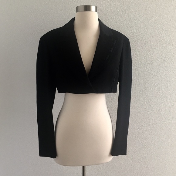 Moschino Jackets & Blazers - Moschino Cheap And Chic Black Bolero Crop Jacket!